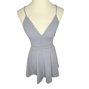 TRAC Mini Dress with Lace Accents